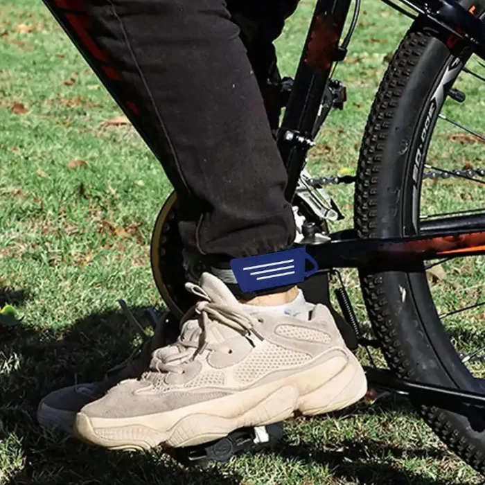 Bike Bicycle Outdoor Ankle Leg Bind Bandage Trousers Pant Bands Clips Strap Bicycle Trouser Clip Shin Guard Cycling Pants Belt - Image 4