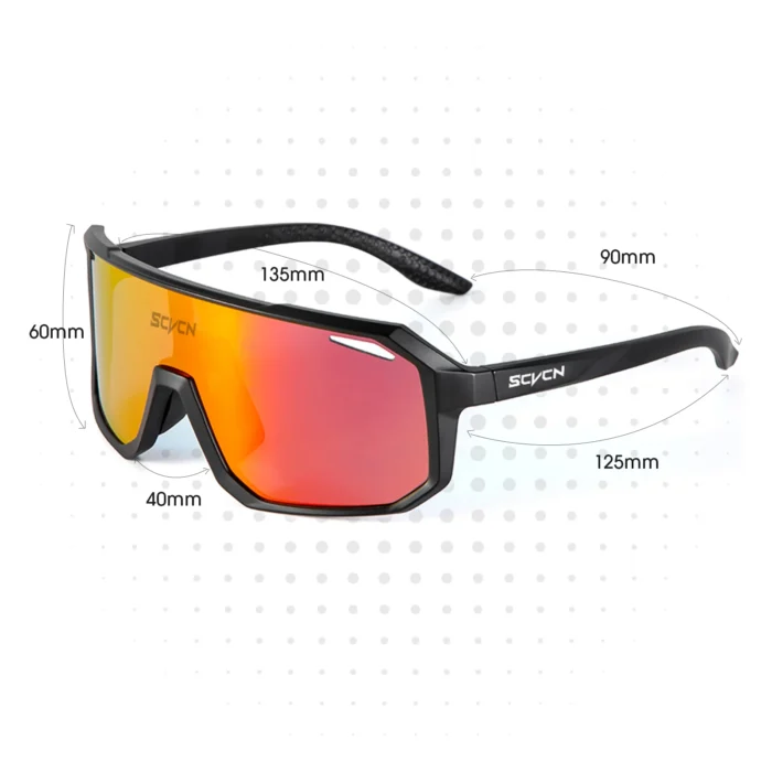 SCVCN Cycling Glasses Bike Sunglasses Men UV400 Eyewear Sports MTB Outdoor Goggles Bicycle Women Sunglasses Multi Color Riding - Image 4