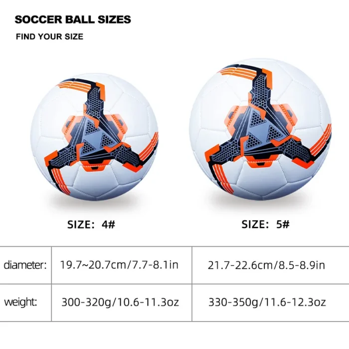 1pc Soccer Ball, Wear-resistant Soft Football For Training Competition,Size 4,5 - Image 5