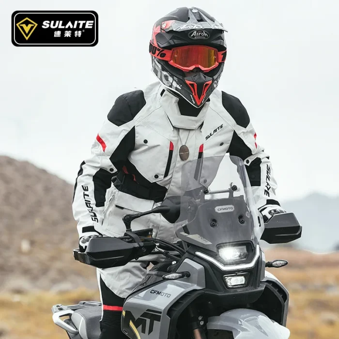 Motorcycle Riding Clothing Winter Men's and Women's Motor Riding Rally Clothing Windproof and Fall-proof Racing Clothing Suit - Image 4