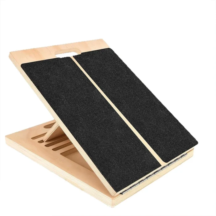 Foldable Wooden Incline Board Adjustable Calf Ankle Stretcher Plyometric Home Stretching Balance Training Fitness Equipment - Image 1