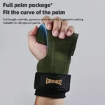 Gym Gloves Grips Anti-Skid Wrist Straps Palm Protector for Weight Lifting Support Deadlift Straps Pull-up Cowhide Fitness Gloves - Image 4