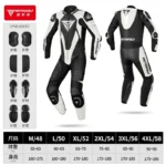 Warm Motorcycle leather Waterproof Motor One-piece Leather Jacket Riding Protection Racing Suit Riding Protection Riding Suit - Image 5