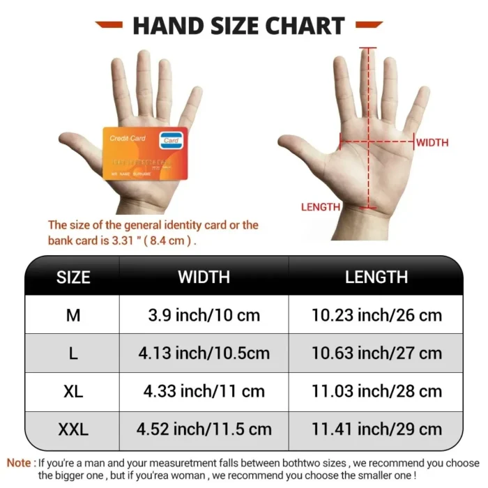 Motorcycle Gloves Waterproof Windproof Full Finger Moto Motorbike Riding Gloves Touch Screen Moto Motocross Gloves Winter - Image 6