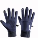 ﻿ Bicycle Gloves Keep Warm Full Finger Men Winter Windproof Fleece Cycling Glove Touch Screen MTB Road Bike Gloves - Image 3