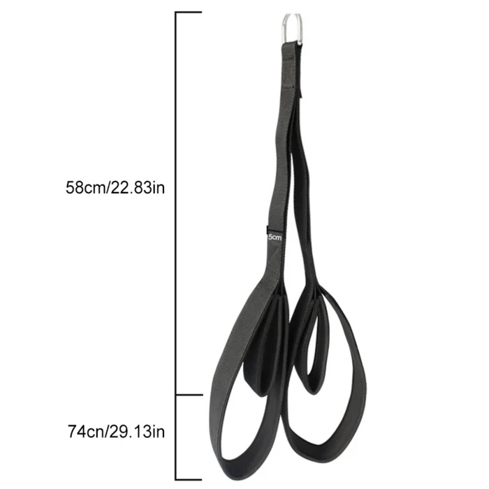 Long Triceps Strap Anti-Slip Muscle Training Carabiner Pulldown Rope Multi-Purpose Tricep Rope Cable for Gym Fitness Accessories - Image 4
