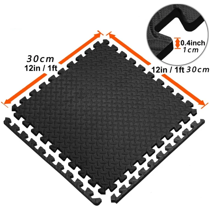 Puzzle Fitness Mat EVA Interlocking Foam Floor Tiles Sports Protection Yoga Home Gym Equipment Mat Non-Slip Floor Mat for Kids - Image 2