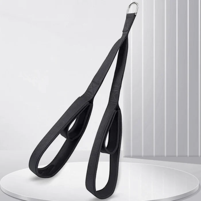 Long Triceps Strap Anti-Slip Muscle Training Carabiner Pulldown Rope Multi-Purpose Tricep Rope Cable for Gym Fitness Accessories - Image 1