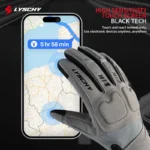LYSCHY Motorcycle Gloves Winter Warm Full Finger Motorbike Gloves Abrasion Resistant Luvas Touch Screen Motocross Bike Guantes - Image 4