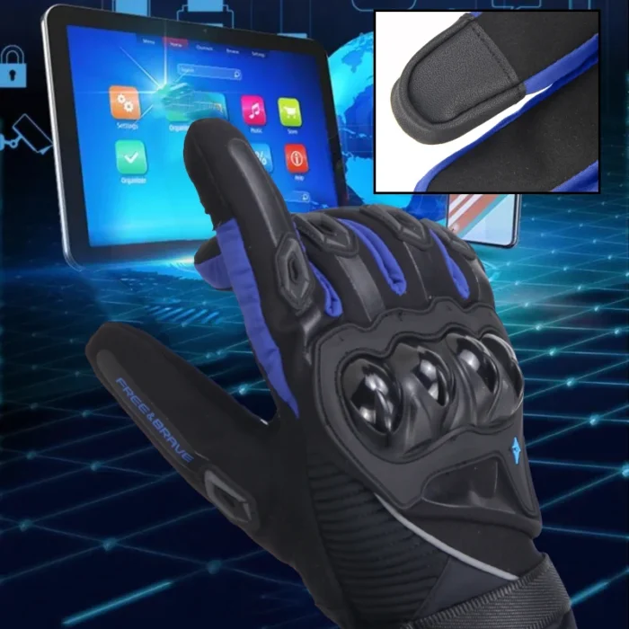 Motorcycle Gloves Waterproof Windproof Full Finger Moto Motorbike Riding Gloves Touch Screen Moto Motocross Gloves Winter - Image 4