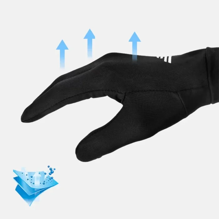 Winter Summer Motorcycle Gloves Inner Liner Moto Riding Car Driving Silk Liner Soft Sport Motorbike Motocross Glove Lining Black - Image 3