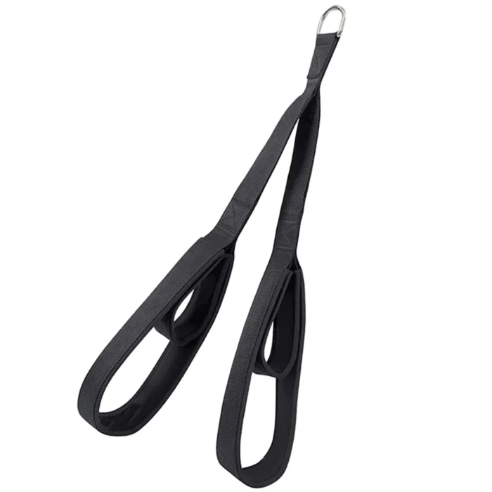Long Triceps Strap Anti-Slip Muscle Training Carabiner Pulldown Rope Multi-Purpose Tricep Rope Cable for Gym Fitness Accessories - Image 2