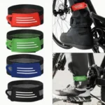 Bike Bicycle Outdoor Ankle Leg Bind Bandage Trousers Pant Bands Clips Strap Bicycle Trouser Clip Shin Guard Cycling Pants Belt - Image 2