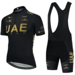 UAE Cycling Jersey Set 2024 Man's Team Short Sleeve Cycling Clothing MTB Bike Uniform Maillot Ropa Ciclismo Summer Bicycle Wear - Image 5