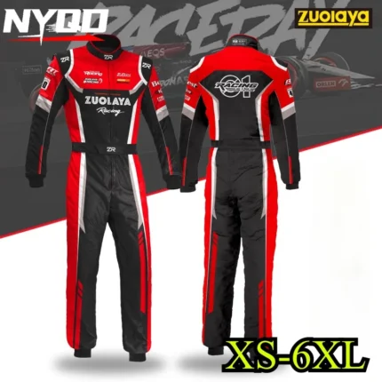 Adult Men and Women Beach Off-road F1 Kart One-piece Riding Waterproof Training Racing Suit Track One-piece Suit Jackets 6XL