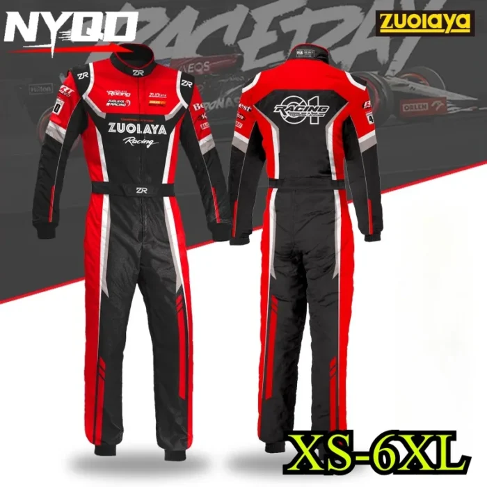 Adult Men and Women Beach Off-road F1 Kart One-piece Riding Waterproof Training Racing Suit Track One-piece Suit Jackets 6XL - Image 1