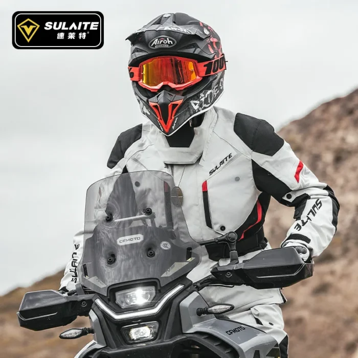 Motorcycle Riding Clothing Winter Men's and Women's Motor Riding Rally Clothing Windproof and Fall-proof Racing Clothing Suit - Image 1