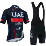 UAE Cycling Jersey Set 2024 Man's Team Short Sleeve Cycling Clothing MTB Bike Uniform Maillot Ropa Ciclismo Summer Bicycle Wear - Image 3