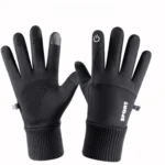﻿ Bicycle Gloves Keep Warm Full Finger Men Winter Windproof Fleece Cycling Glove Touch Screen MTB Road Bike Gloves - Image 2