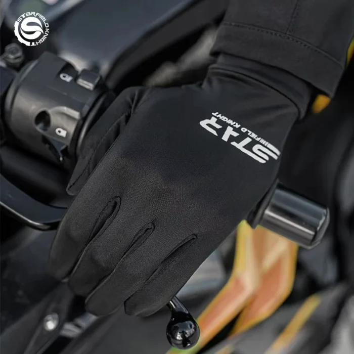 Winter Summer Motorcycle Gloves Inner Liner Moto Riding Car Driving Silk Liner Soft Sport Motorbike Motocross Glove Lining Black - Image 4