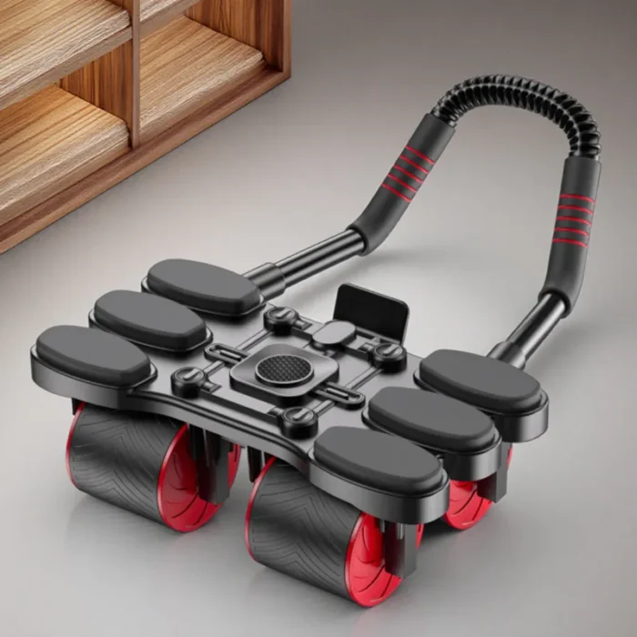 2025 model upgraded silent abdominal exercise wheel, with automatic rebound function, waist and abdominal muscle training equipm - Image 1