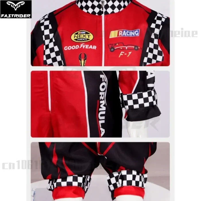 Child Off-road Vehicle Kart ATV Beach Vehicle Breathable Riding Suit Boys and girls One-piece Training Racing Suit Kart Racing - Image 2