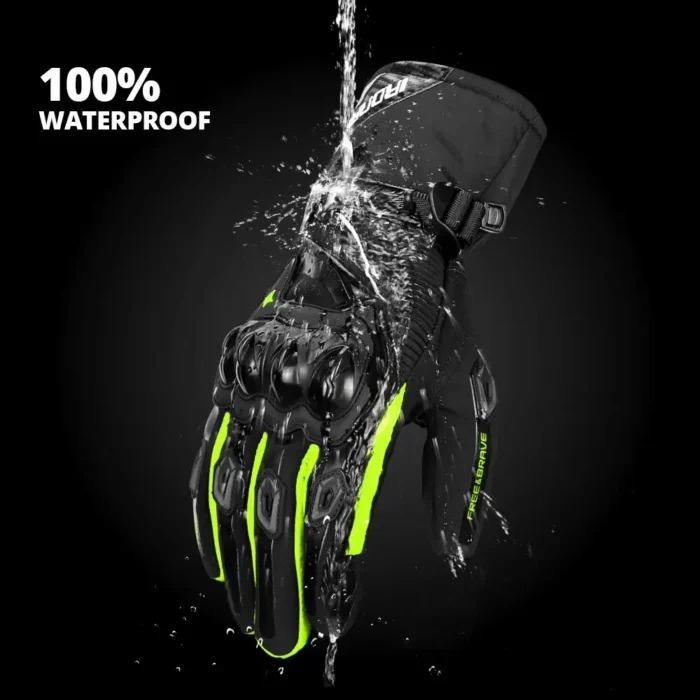 Motorcycle Gloves Waterproof Windproof Full Finger Moto Motorbike Riding Gloves Touch Screen Moto Motocross Gloves Winter - Image 2