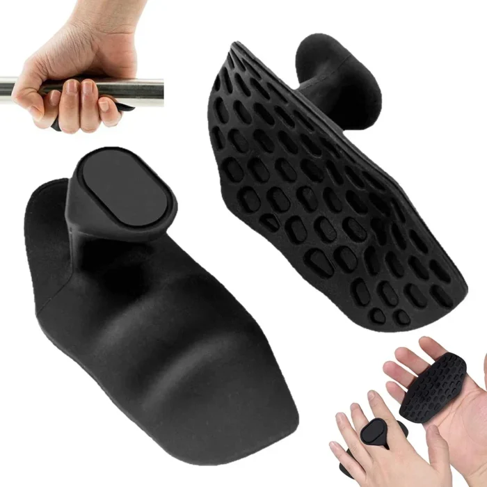 Unisex Silicone Fingerless Fitness and Gymnastics Grip Gloves – Non-Slip Pull and Cross Training Palm Protection Set - Image 2