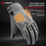 LYSCHY Motorcycle Gloves Winter Warm Full Finger Motorbike Gloves Abrasion Resistant Luvas Touch Screen Motocross Bike Guantes - Image 2